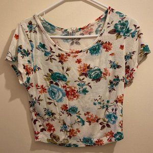 Floral Crop Top Size S